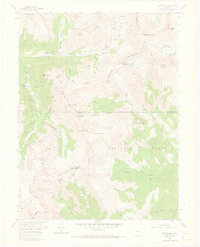 Montezuma 1958 topographic map preview