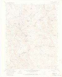 Montezuma 1958 topographic map preview