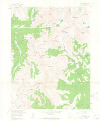 Montezuma 1958 topographic map thumbnail