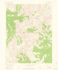 Montezuma 1958 topographic map thumbnail