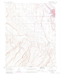 Montrose West 1962 topographic map thumbnail