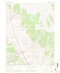 Monument 1961 topographic map preview
