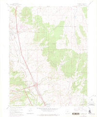 Monument 1961 topographic map preview