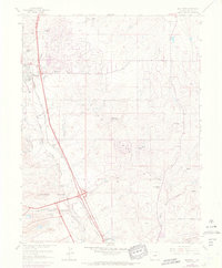 Monument 1961 topographic map preview