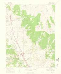Monument 1961 topographic map preview