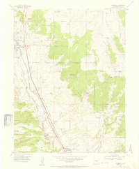 Monument 1954 topographic map preview
