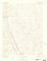Monument 1954 topographic map preview