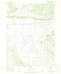 Monument Butte 1966 topographic map preview