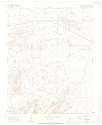 Mooney Hills 1970 topographic map thumbnail
