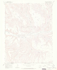 Moqui Canyon 1966 topographic map preview