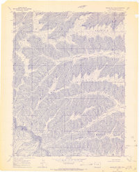 Middle Dry Fork 1968 topographic map thumbnail