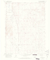 Miller Ranch 1965 topographic map thumbnail