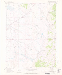Milligan Lakes 1957 topographic map thumbnail