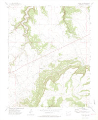 Miners Peak 1972 topographic map thumbnail