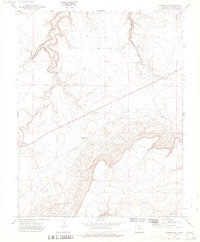 Miners Peak 1972 topographic map thumbnail