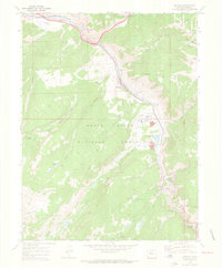 Minturn 1970 topographic map preview