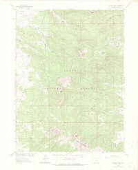 Meaden Peak 1962 topographic map thumbnail