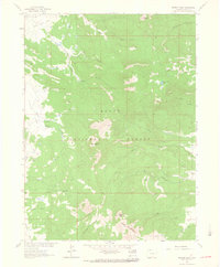 Meaden Peak 1962 topographic map thumbnail