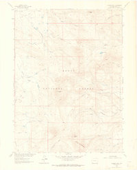Meaden Peak 1962 topographic map thumbnail