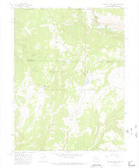 Meadow Creek Lake 1966 topographic map thumbnail