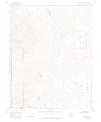 Medano Pass 1967 topographic map thumbnail
