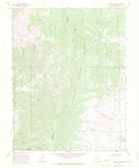 Medano Pass 1967 topographic map thumbnail