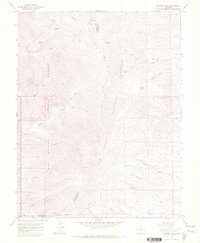 Medano Pass 1967 topographic map thumbnail