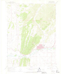 Meeker 1966 topographic map thumbnail