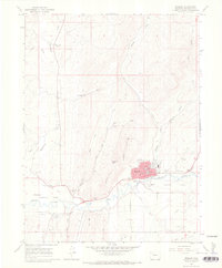 Meeker 1966 topographic map thumbnail