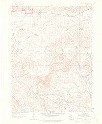 Mellen Hill 1962 topographic map thumbnail