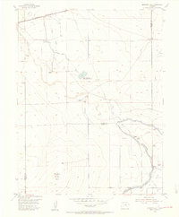 Meredith Hill 1954 topographic map thumbnail