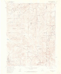 Meridian Hill 1957 topographic map thumbnail
