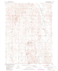 Merino SE 1951 topographic map thumbnail
