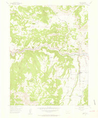 Mesa 1955 topographic map thumbnail