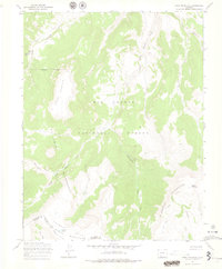Mesa Mountain 1967 topographic map thumbnail