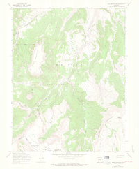 Mesa Mountain 1967 topographic map thumbnail