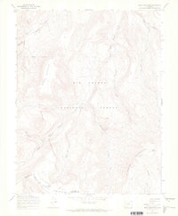 Mesa Mountain 1967 topographic map thumbnail