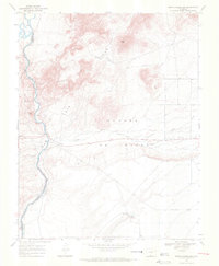 Mesito Reservoir 1967 topographic map thumbnail