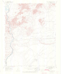 Mesito Reservoir 1967 topographic map thumbnail