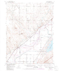 Messex 1971 topographic map thumbnail