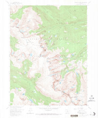 Mc Henrys Peak 1957 topographic map thumbnail