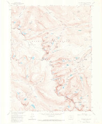 Mc Henrys Peak 1957 topographic map thumbnail
