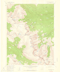 Mc Henrys Peak 1957 topographic map thumbnail