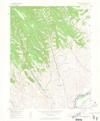 Mc Intosh Mountain 1954 topographic map thumbnail