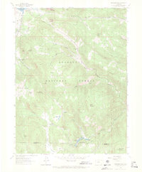 Panorama Peak 1962 topographic map thumbnail