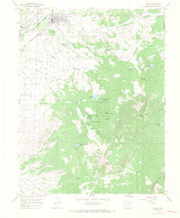 Paonia 1965 topographic map thumbnail