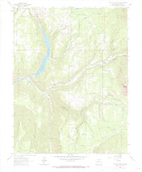 Paonia Reservoir 1964 topographic map thumbnail