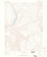 Paonia Reservoir 1964 topographic map thumbnail
