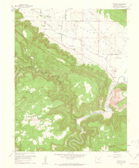 Paradox 1960 topographic map thumbnail