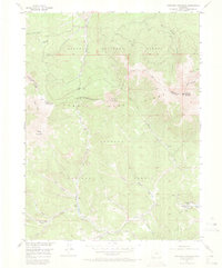 Parkview Mountain 1956 topographic map thumbnail